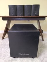 Digital Pro Audio 4 Satellite Speakers &amp; Subwoofer Surround Sound Set DPA - $138.91