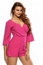 Pink jumper romper Medium nwot new - $7.91