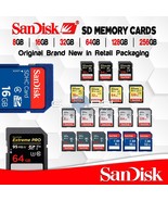 SanDisk SD Card 8GB/16GB/32GB/64GB/128GB Memory Extreme Pro Ultra Original - $6.95+