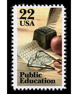 1985 22c Public Education, Quill &amp; Ink Scott 2159 Mint F/VF NH - $0.99