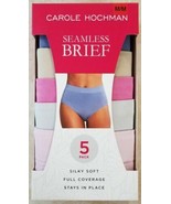 Carole Hochman Womens Seamless Brief, 5 Pack,Pink Multi,Medium - £28.04 GBP