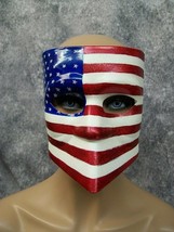 US Flag Bauta Face Mask USA Stars Stripes Venetian Carnival Masquerade P... - $300.63 MXN