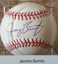 Jeromy Burnitz Signed Autographed Official Major League (OML) Baseball -... - £23.44 GBP
