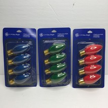 GE General Electric C-9 Glow Bright Christmas Lights 4 Pack Replacement Bulbs - $19.99