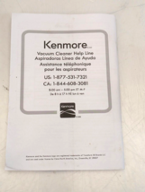 FOR PARTS - User Guide Manual - Kenmore DU1040 Upright Bagless Upright V... - $10.10