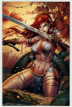 SIGNED Jamie Tyndall Invincible Red Sonja #2 Virgin Variant Cover Art LE of 150! - £50.63 GBP