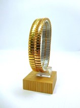Milor Italy Stretch Gold &amp; Bronze Tone Bangle Bracelets - £15.28 GBP