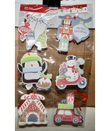 Christmas Gift Tags 12 Each 4” x 3” By Happy Homes NIB 271Y - £3.10 GBP