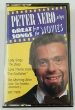 Peter Nero Plays Great Songs From the Movies Cassette Tape 1990 CBS - £6.90 GBP
