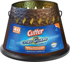 Cutter Citronella Candle, 1 pack, in Copper Holder - £12.65 GBP