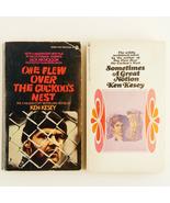 Ken Kesey Book Lot One Flew Over The Cuckoos Nest Sometimes a Great Notion - $29.99