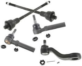 5 Pcs Steering Kit Tie Rods Rack Ends For GMC Yukon XL 1500 SLT SLE Sier... - $68.72