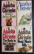 AGATHA CHRISTIE VINTAGE PAPERBACK LOT OF 4 1960s PALE HORSE, BODY IN LIB... - $7.85