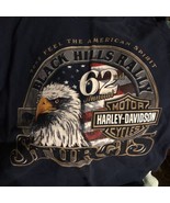 Vintage Harley Davidson Sturgis T-Shirt 2002 Black Hills Rally Eagle Logo - £13.30 GBP