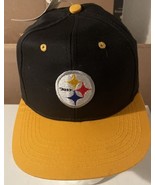 Vtg Youth Pittsburgh Steelers Snapback Hat Cap NFL Embroidered PLAY FOOT... - $15.00 CAD