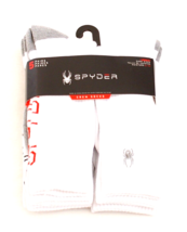 Spyder White Crew Socks 5 in Package Men&#39;s  6-12  NWT - £31.15 GBP