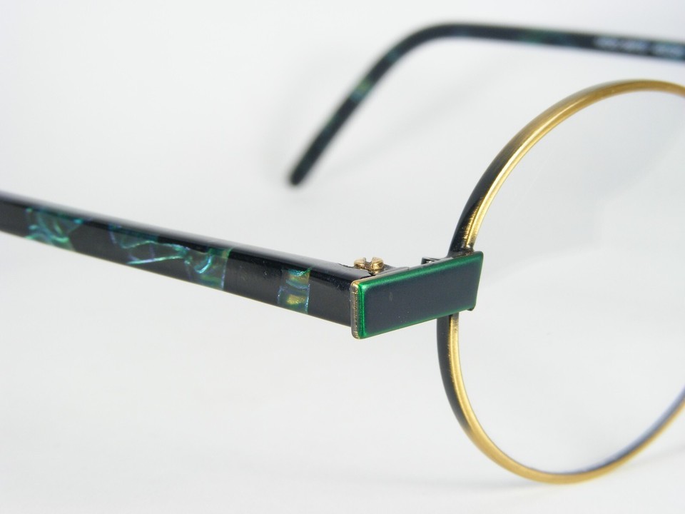 Vintage GMC by TREND COMPANY 6613 2 ANTIQUE BRONZE /GREEN EYEGLASSES 40-21-148mm Item image 7