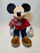 Mickey Mouse Holiday Plush - Festive Season Edition - Never Used, Practi... - £15.72 GBP