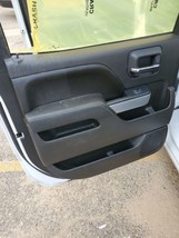 Left Rear Crew Interior Door Panel Jet Black OEM 16 Chevrolet Silverado 1500 - £330.15 GBP