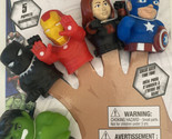 Marvel Avengers Finger Puppets Bath Toys - 5 - Hulk, Ironman, etc... NIP - $10.88