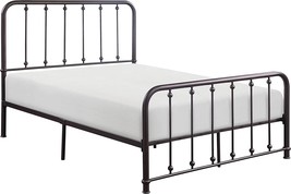 Full-Size Lexicon Foresthill Metal Platform Bed In Antique Bronze. - £184.05 GBP