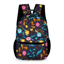 Mondxflaur Colorful Floral Backpacks for School Kids Teen Lightweight 16.2inch - £27.96 GBP