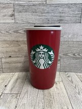 Starbucks Red And Green Christmas Themed Tumbler 2016 - £9.39 GBP