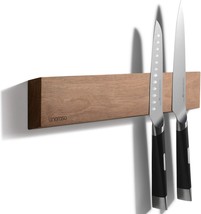 Linoroso 16-Point-5-Inch Magnetic Knife Holder For Wall, Strong Acacia Wood - $44.99