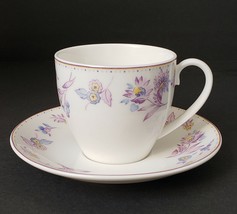 Haengnam Prime Bone China with Floral Design Tea Cup &amp; Saucer Made in Korea - £14.36 GBP