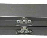 Photo Slide Coin Flips Metal Case Tray File Storage Holder Box 150 Each ... - $27.70