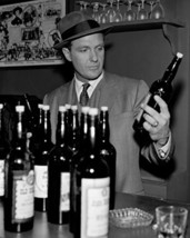 Robert Stack In The Untouchables In Bar Holding Whisky Bottles 16X20 Can... - $69.99