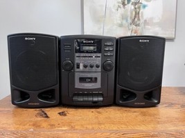 SONY CFD-Z110 MEGA BASS BOOMBOX CD RADIO CASSETTE NOT WORKING PLEASE READ! - £29.37 GBP