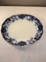 Bishop &amp; Stonier Melville Flow Blue Large Serving Platter 16”X 13” Chipped - $93.49