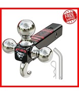 Alloy Steel Tri-Ball Mount Tow Hitch, 12,000 lbs Capacity - Lifetime - $1,110.49 MXN