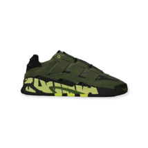 Adidas Men&#39;s NiteBall Running Sneakers Shoes Olive Green/Black Size 9 - £78.34 GBP