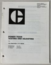 Caterpillar 776 Tractor &amp; 777 Truck Power Train Testing &amp; Adjusting Manual - £23.34 GBP