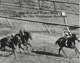 1964 - GUN BOW winning the Washington Handicap - 10&quot; x 8&quot; - £15.98 GBP