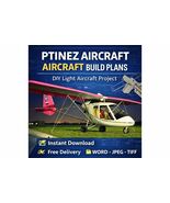 Plans Ptinez Aircraft-Blueprints | Homebuilt Light Aircraft | DIY Airpla... - $31.50