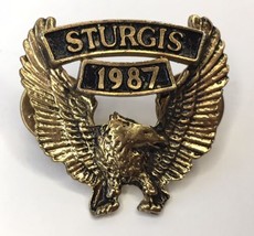 STURGIS VINTAGE 1987 HARLEY DAVIDSON UPWING SCREAMIN EAGLE PIN Motorcycl... - £10.70 GBP