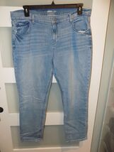 Old Navy Boyfriend Mid-Rise Light Wash Denim Jeans Size 16 Women&#39;s - €21,42 EUR
