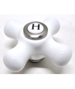 Kingston Brass KSH322PXH Hot Porcelain Cross Handle - Brushed Nickel - $18.99