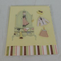 Paper Magic Group Blank Inside Greeting Note Card Wardrobe Clothes Hat Envelope - $4.00