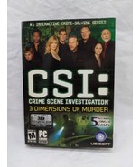 CSI 3 Dimensions Of Murder PC CD ROM Video Game Sealed - $16.04