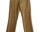 POLO RALPH LAUREN Corduroy Stretch Classic Fit Pants Men 36x33 Brown Casual - £23.75 GBP