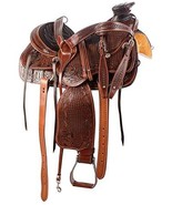 Wade Tree A Fork Premium Western Leather Roping Ranch Horse Saddle Size ... - $365.00+