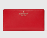 New Kate Spade Madison Large Slim Bifold Saffiano Leather Wallet Candied... - $66.41