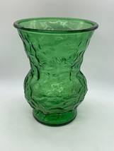 Vintage EO Brody Emerald Green Glass Vase G109 8&quot; Tall - £9.41 GBP