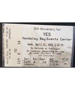 YES 35th ANNIVERSARY TOUR - 2004 MANDALAY BAY LARGE CONCERT TICKET STUB - €8,55 EUR