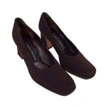 Evan Picone Dark Brown File Heels Pumps US 7.5M - $12.86