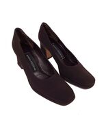 Evan Picone Dark Brown File Heels Pumps US 7.5M - $236.18 MXN
